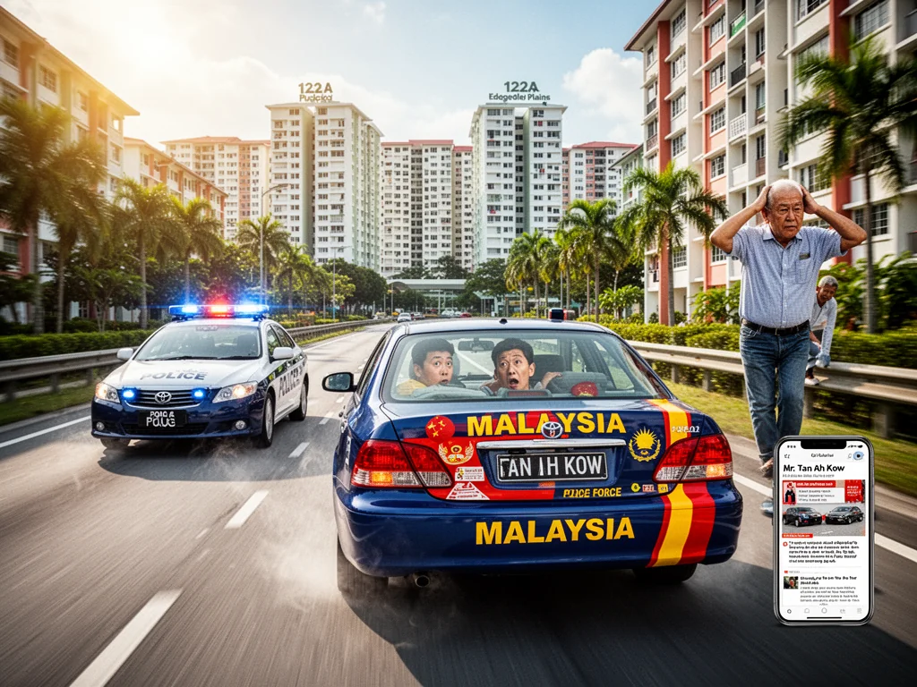 Local Man Discovers Unbeatable Commute From Paya Lebar To Punggol: Evading Police