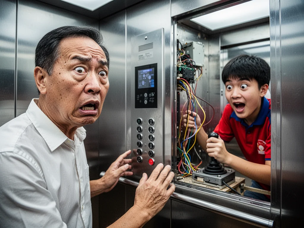 Singaporeans Demand Proof Their Condominium Lifts Aren't Operated By 'Enthusiastic' Students After Delhi Robot Dog Scandal