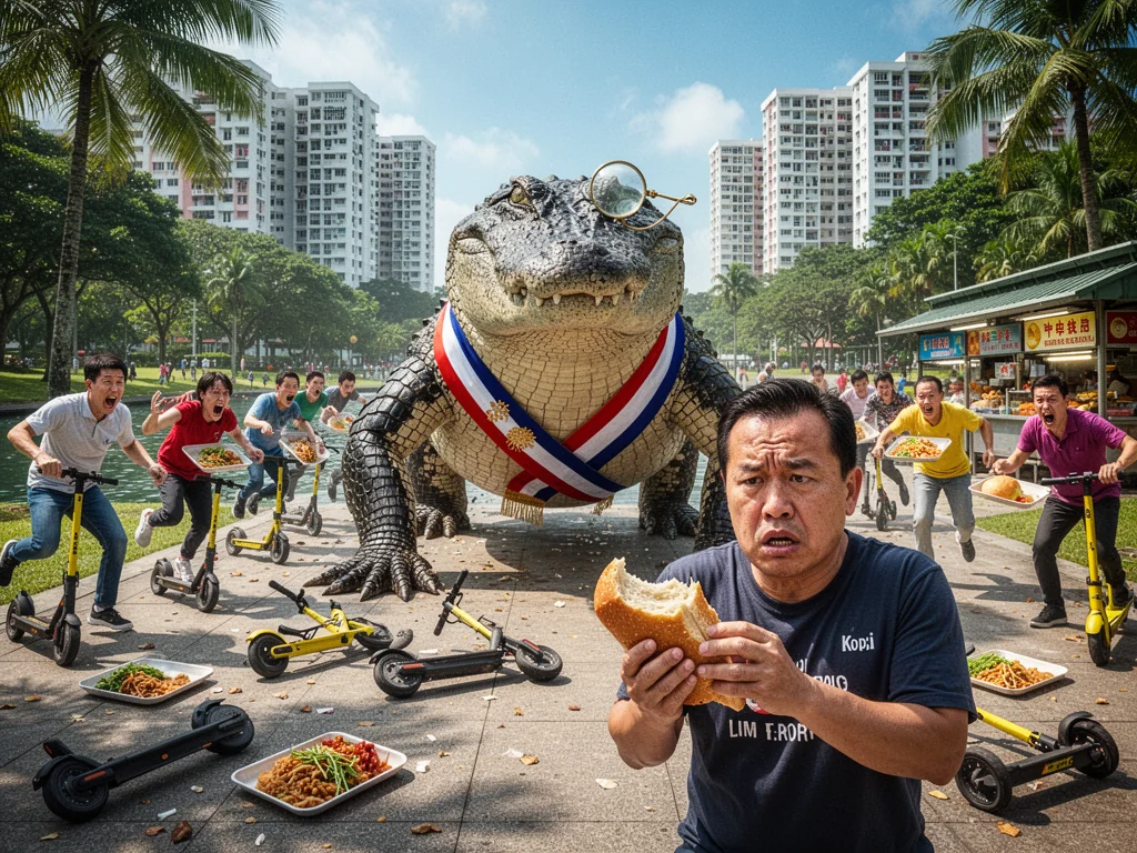 Singapore Crocodile Refuses To Eat Resident Due To High Sodium Content