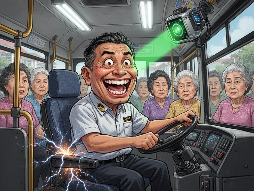 Singapore Bus Drivers To Be Tasered For Failing To Greet Miserable Passengers