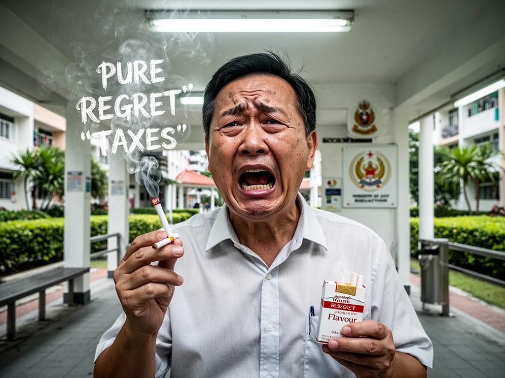 Great News, Sinkies! Your Cigarettes Will Soon Taste Like Pure Regret.