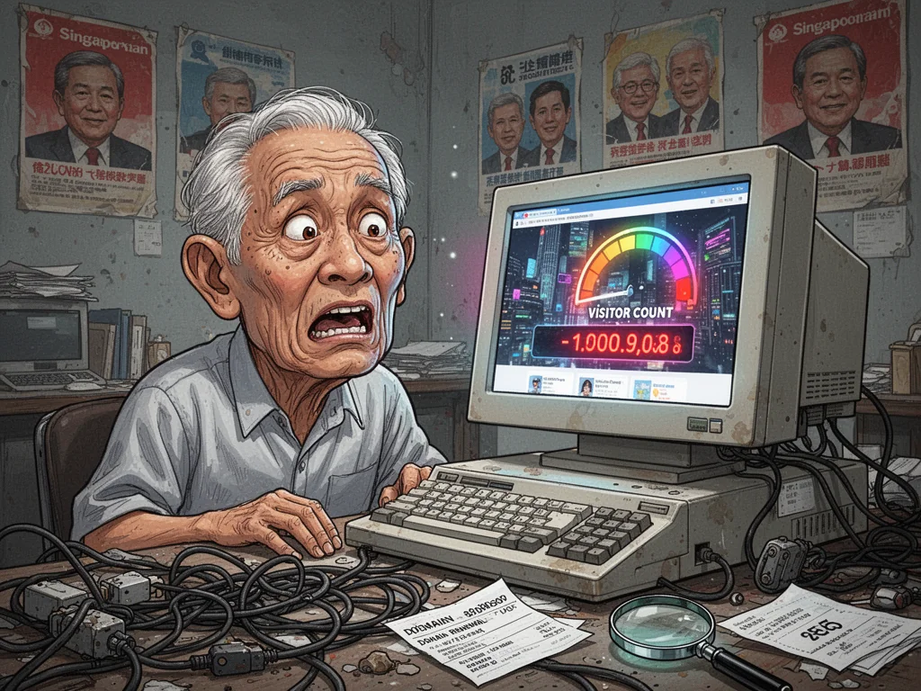 Singapore Party Website Taken Over; Now Actually Has Visitors.