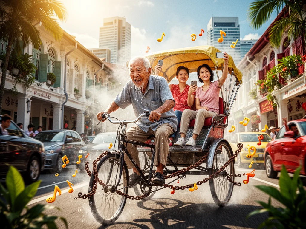 Singapore Tourism Replaces Green Energy Goals With 50,000 Sweaty Trishaw Uncles