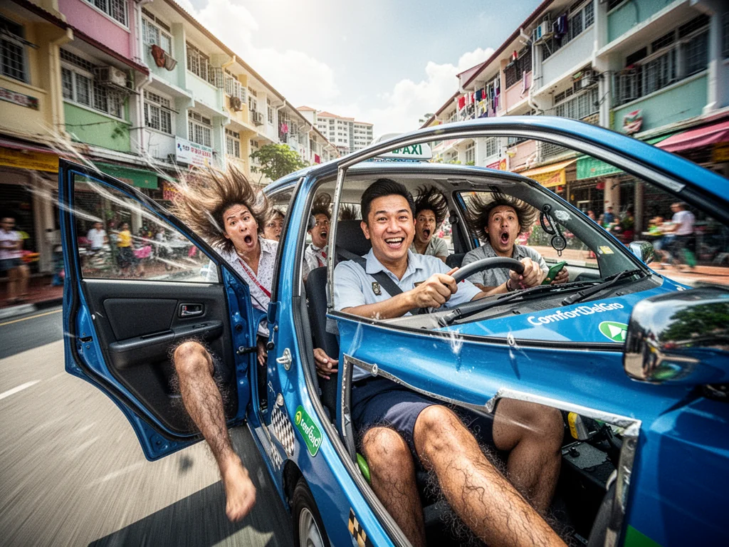 Singapore Cabby Fired For Offering Passengers Premium $3.90 Open-Door Suicide Experience