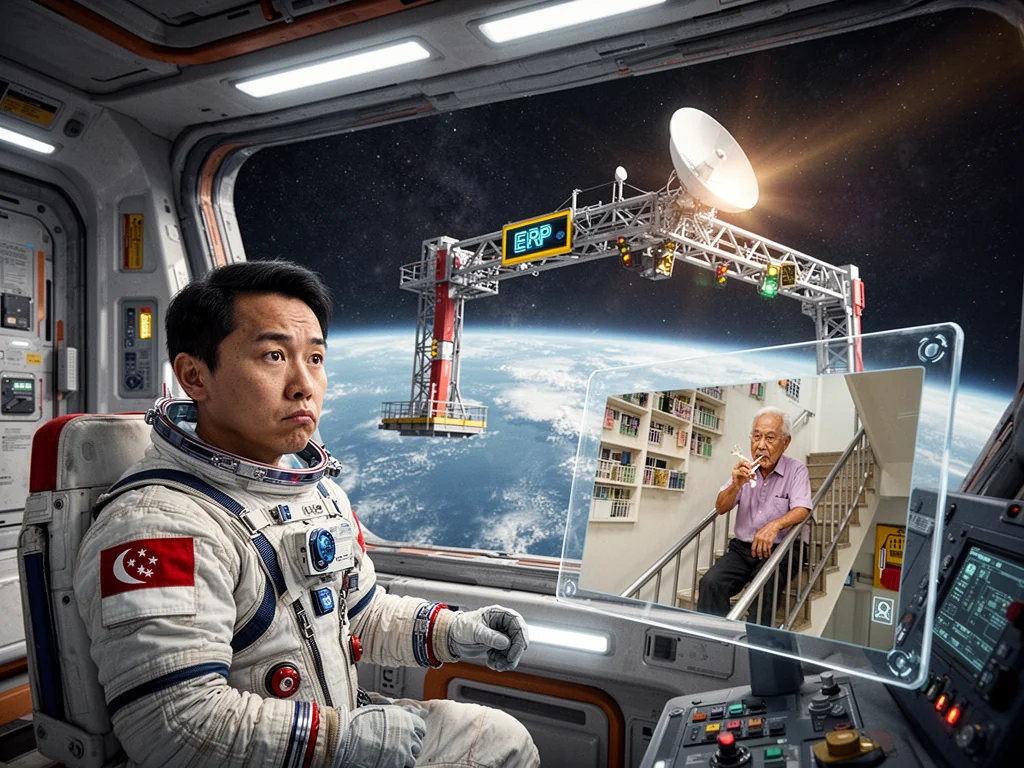 Singapore Launches Space Agency To Finally Install ERP Gantries In Orbit