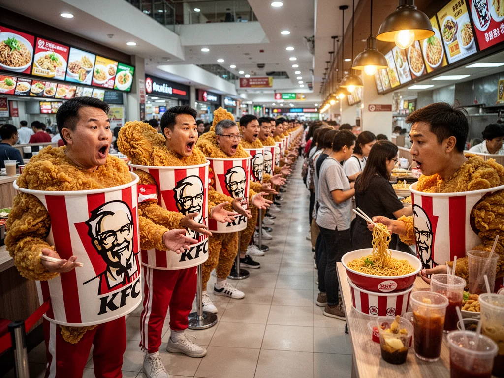 Singaporeans Mistake Mid-Tier Mall Food For Personality Traits This Weekend