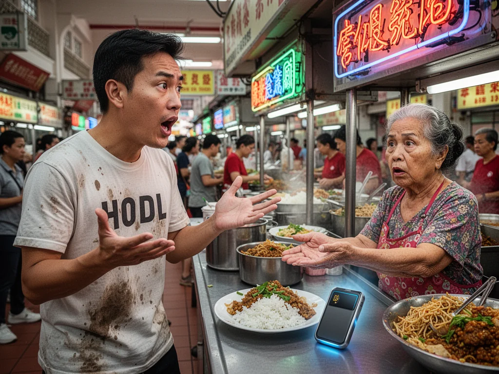 Singapore Bitcoin Maxi Offers Hawkers Financial Freedom Instead Of Cash