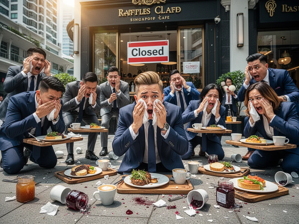 Sinkies Realise They Are Destitute As Providore Closes All Outlets