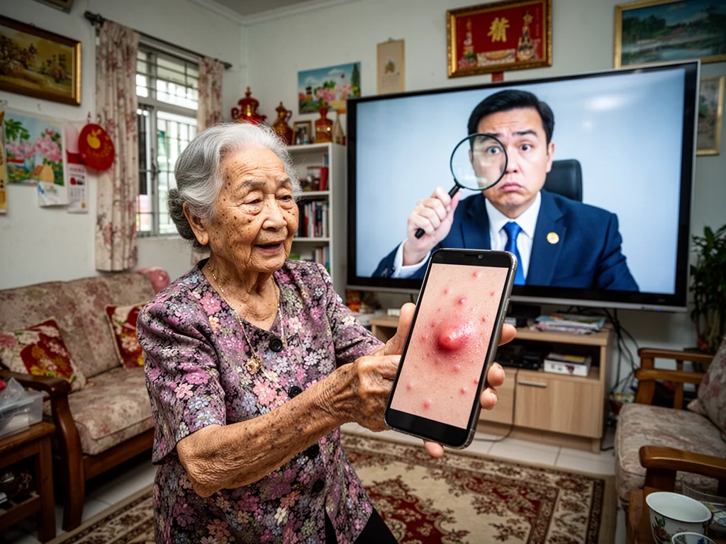 Singaporeans Mandatory Daily FaceTime With Government To Count Measles Spots