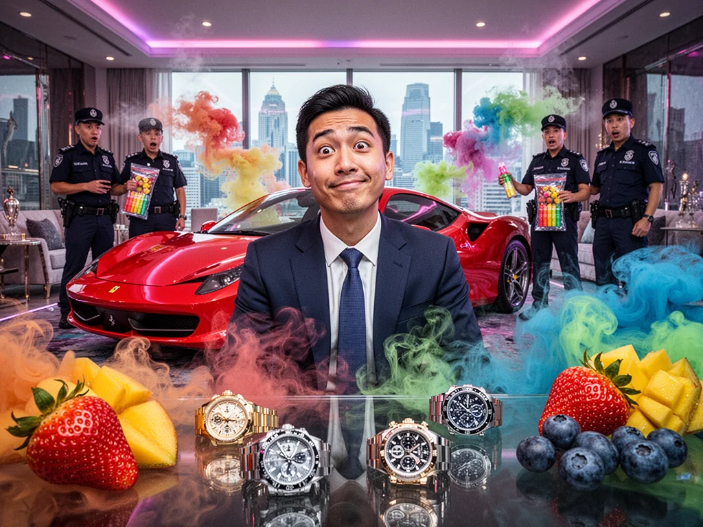 Sinkies Trade Fruit-Flavored Air For Ferraris and Rolexes
