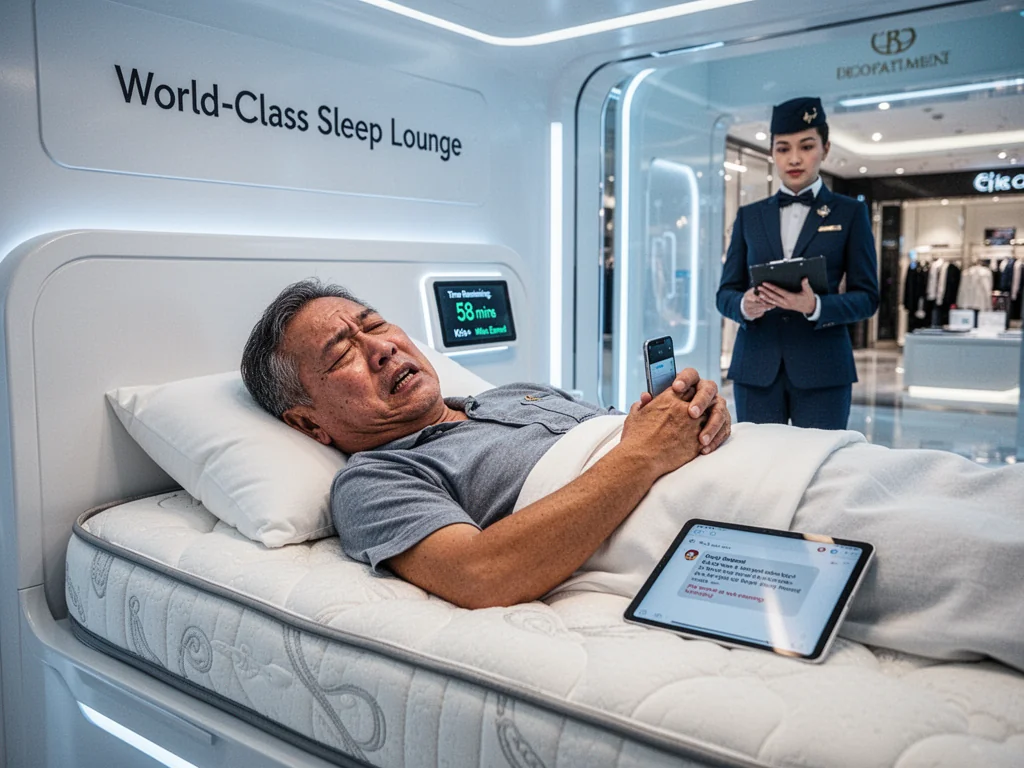 Sinkies Pay $200 For Showroom Nap To Avoid Work Emails