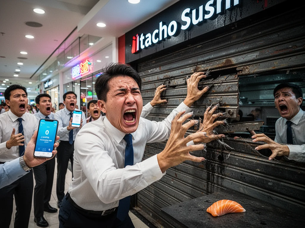 Sinkies Distraught As Itacho Sushi Ghosts Entire Nation