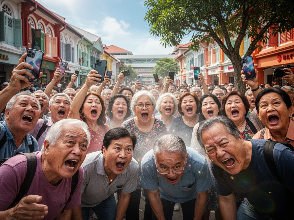 Korean Star Visits Singapore; Sinkies Enter Collective Hysterical Coma