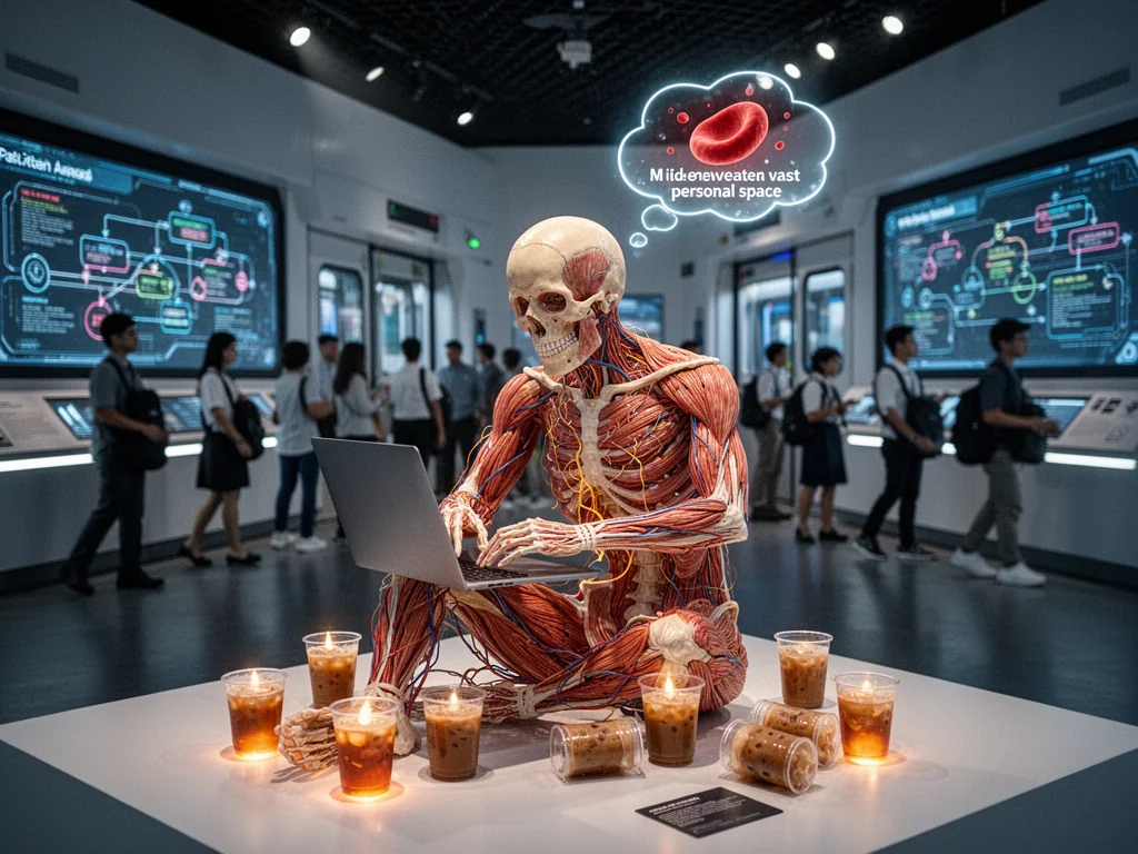 ArtScience Museum Exhibits Preserved Remains of One Stressed Singaporean