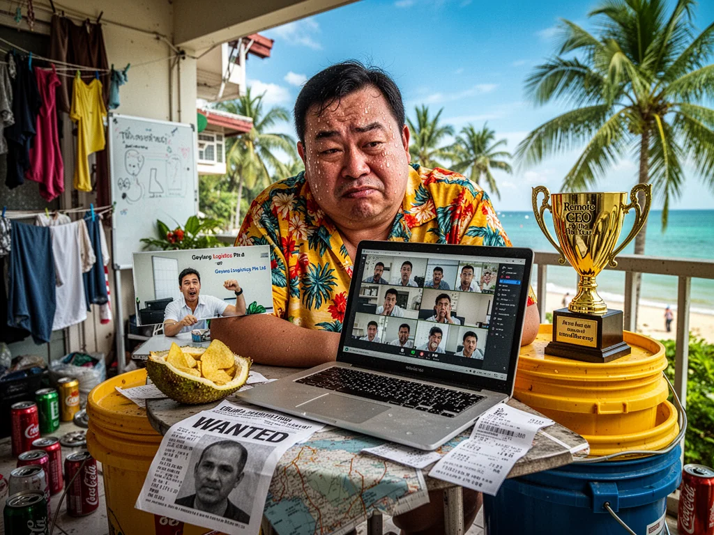 Singaporean Pimp Wins ‘Remote CEO’ Award While Hiding In Thailand