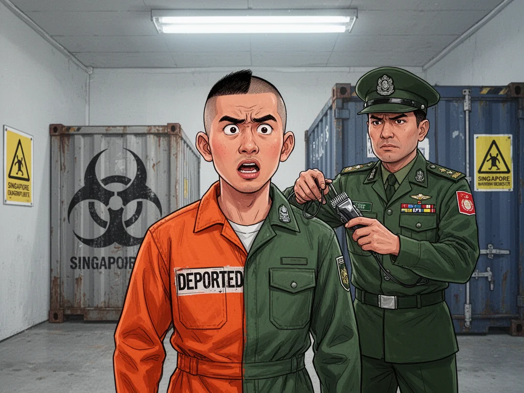 America Returns World’s Most Annoying Singaporean For Compulsory Enlistment