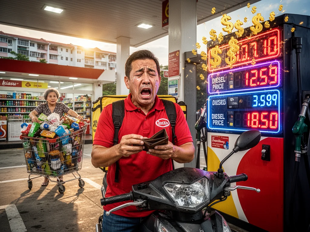 Singapore Diesel Prices Now Higher Than Average Sinkie’s Self-Esteem