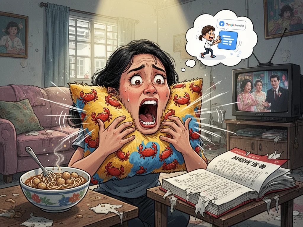 Fragile Singaporean Requires Scream Pillow To Survive Basic Mandarin