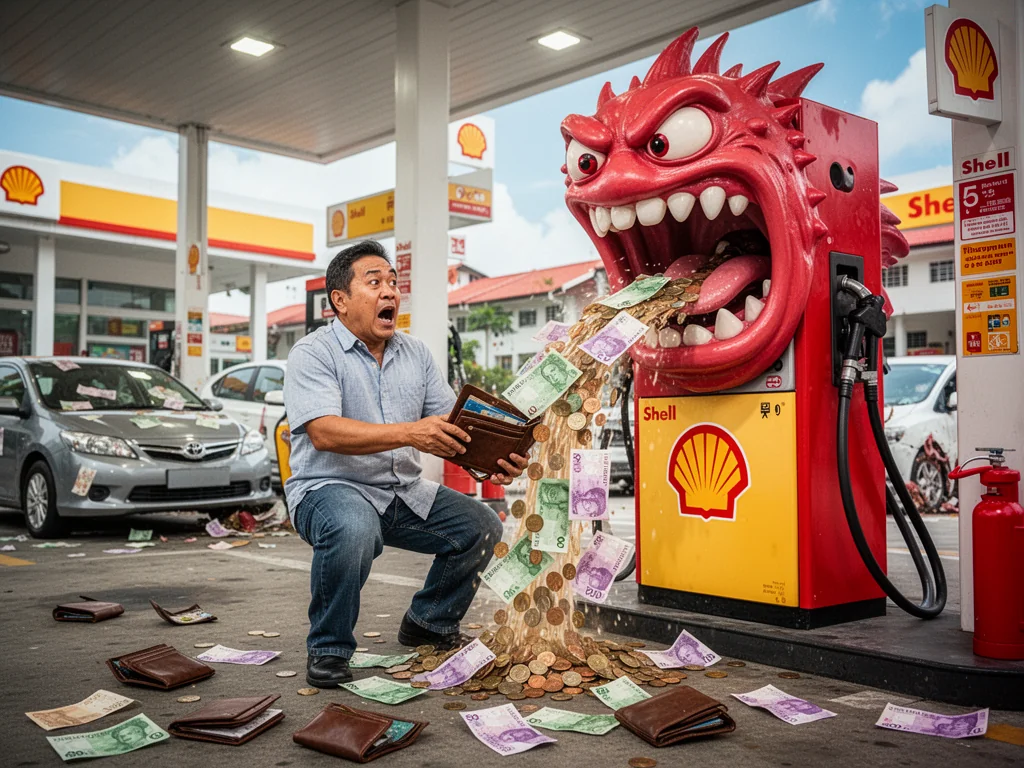 Shell Celebrates Record-Breaking 5-Day Streak Of Bleeding Singaporeans Dry