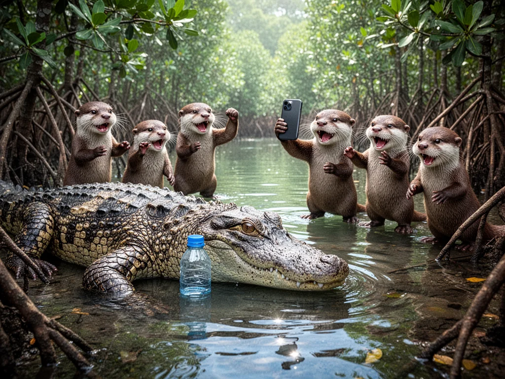 Crocodile Reminded That Being An Apex Predator Means Fuck All In Singapore