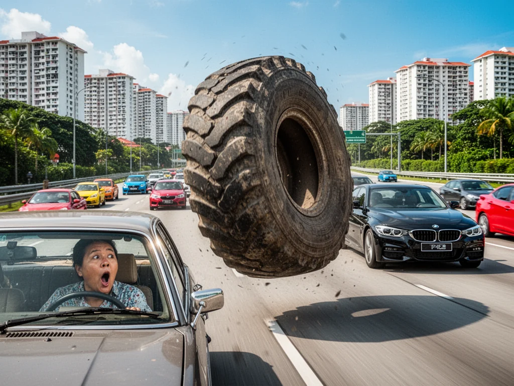 Unregistered Tyre On PIE Still Better At Lane Changing Than BMW Drivers