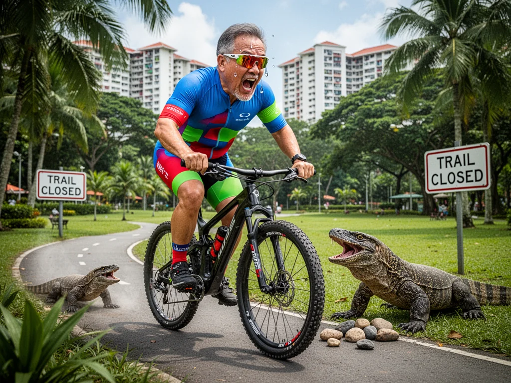 Singapore Mountain Biker Spends $20k to Conquer 5-Metre Hill