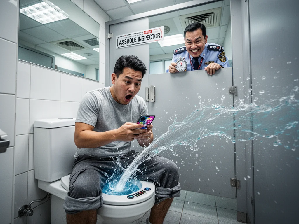 MOM To Deploy “Asshole Inspectors” To Monitor Toilet Duration