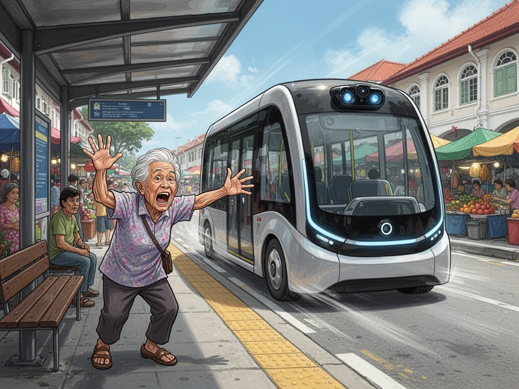 LTA Unveils Driverless Bus Programmed To Skip Your Fucking Stop