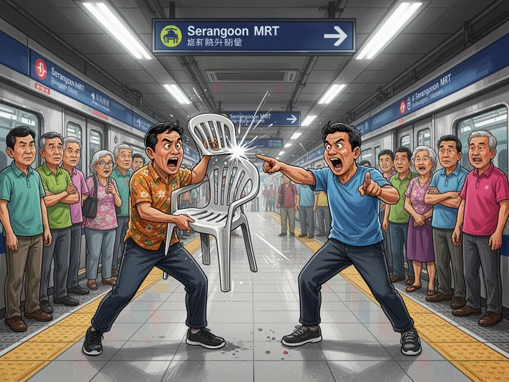 Serangoon MRT Fight More Entertaining Than Entire Mediacorp Catalog