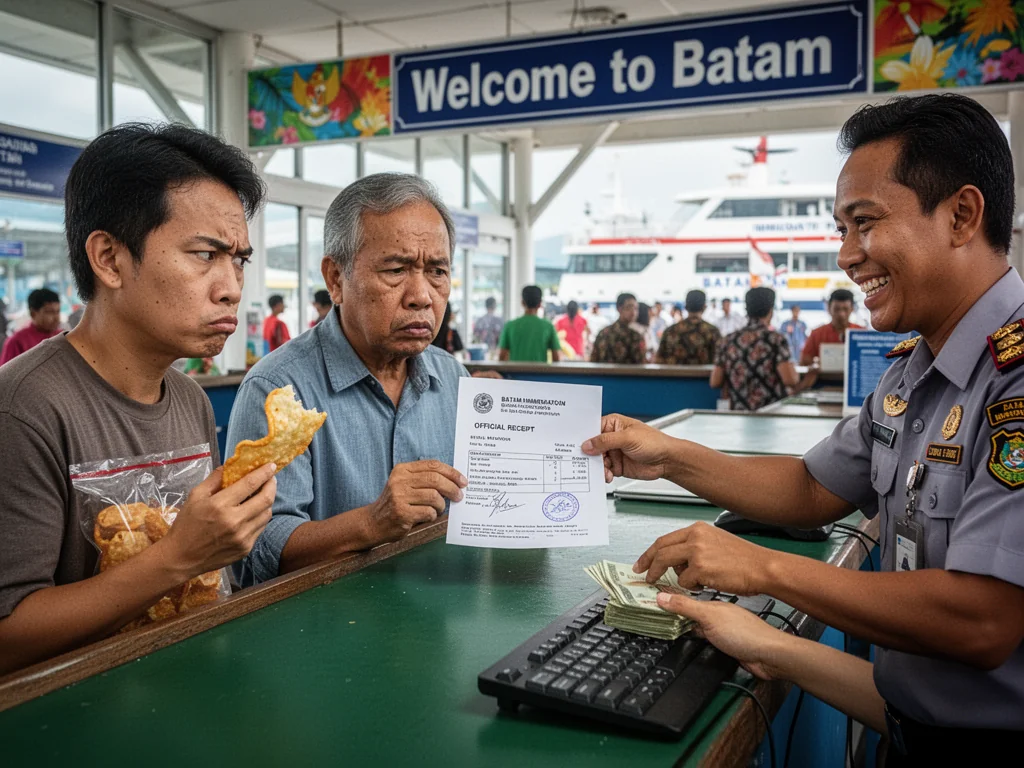 Batam Officer Fired For Extorting Sinkies Without Providing Official Receipt
