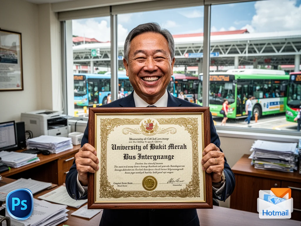 CEO Promoted After Printing PhD From University Of Hougang