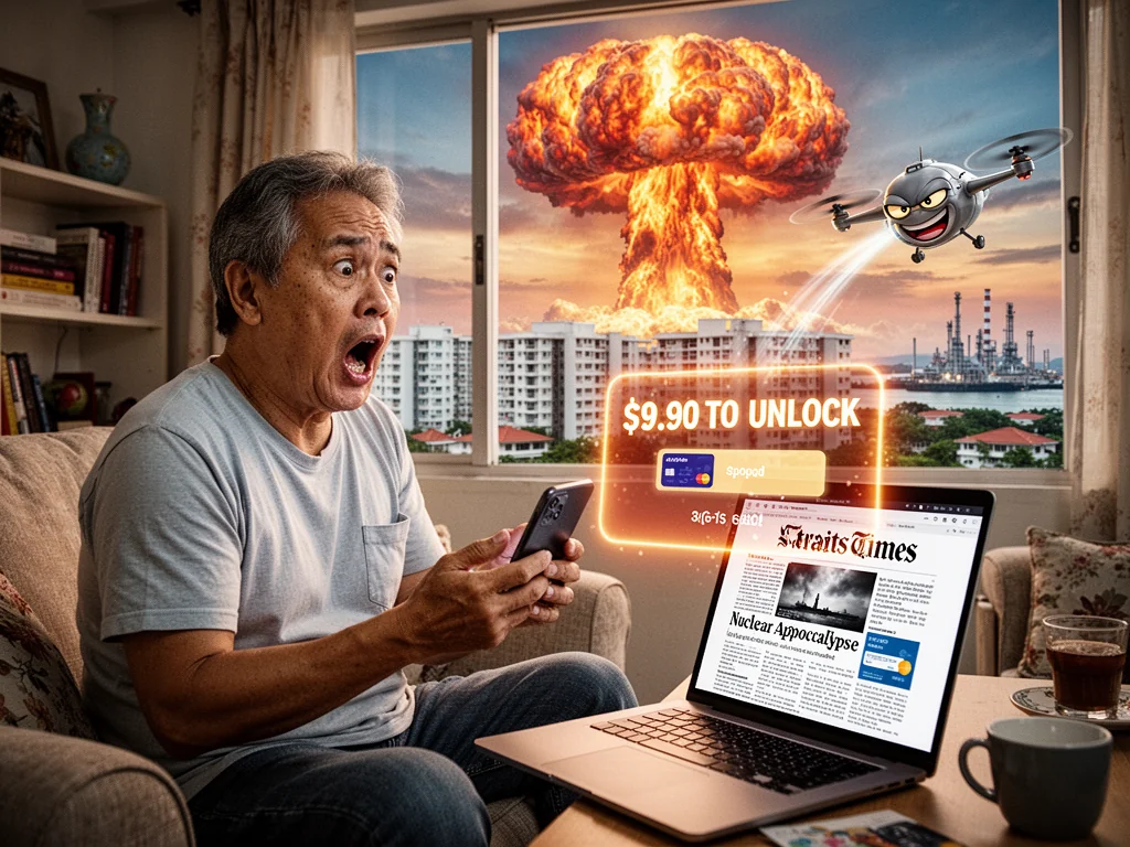 Straits Times Paywalls Nuclear Apocalypse To Hit Q2 Sales Targets