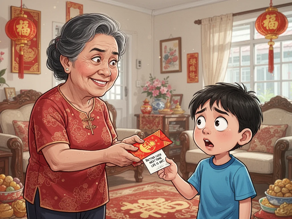 Savage Auntie Teaches 5-Year-Old “Life Is Shit” Via Empty Packet