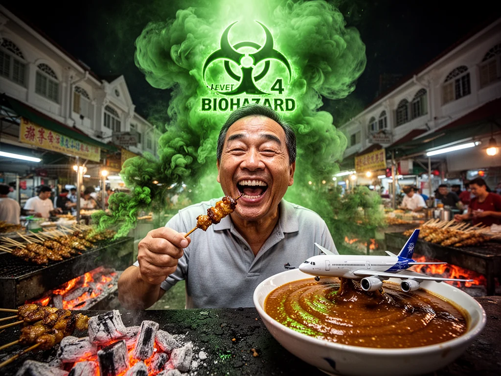 Lau Pa Sat Satay Smoke Classified As Chemical Weapon Biohazard