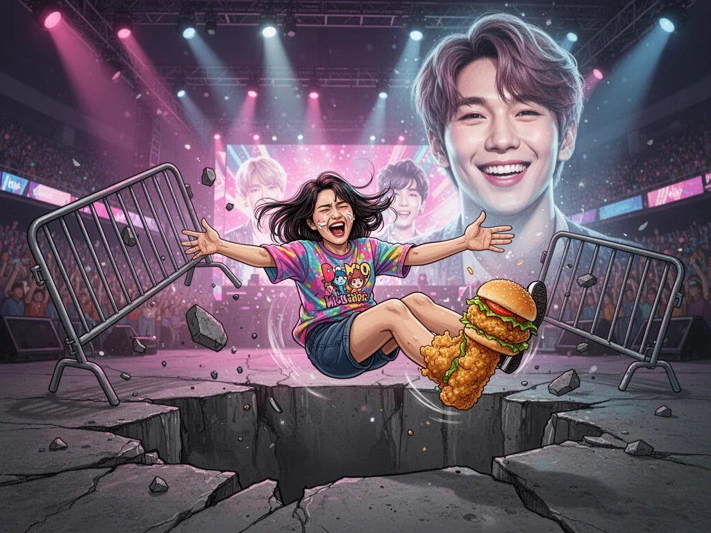 K-Pop Fan Happy To Break Spine For 3-Second Oppa Handshake