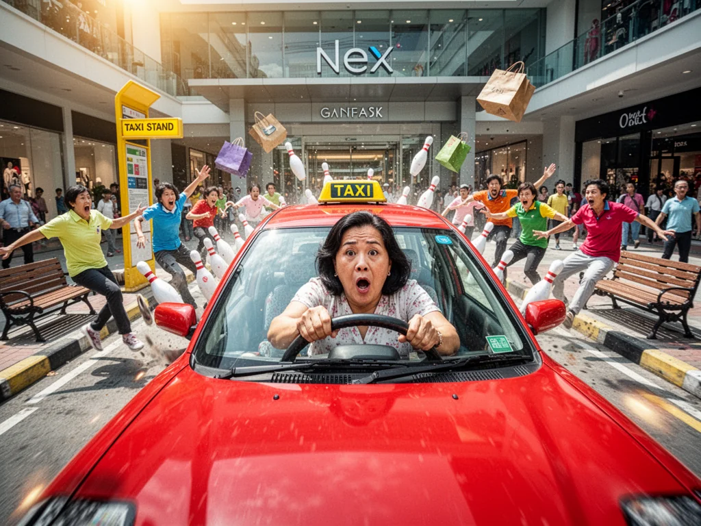 Woman Mistakes Accelerator For Brake, Nex Pedestrians For Speed Bumps