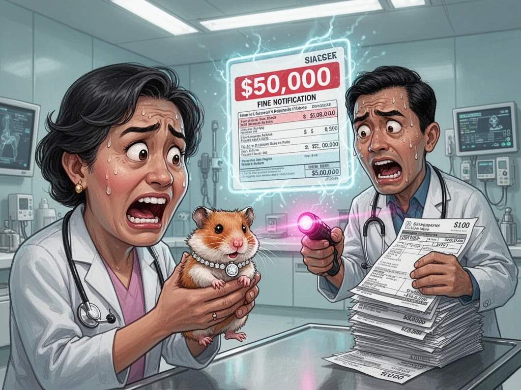Vets Face $50k Fine If Your Overpriced Hamster Fucking Dies