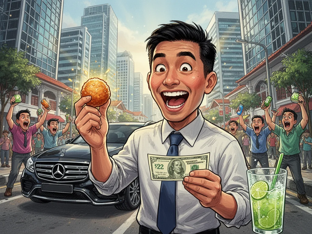 Grateful Singaporean Sacrifices Firstborn for 2.4% Annual Salary Increment