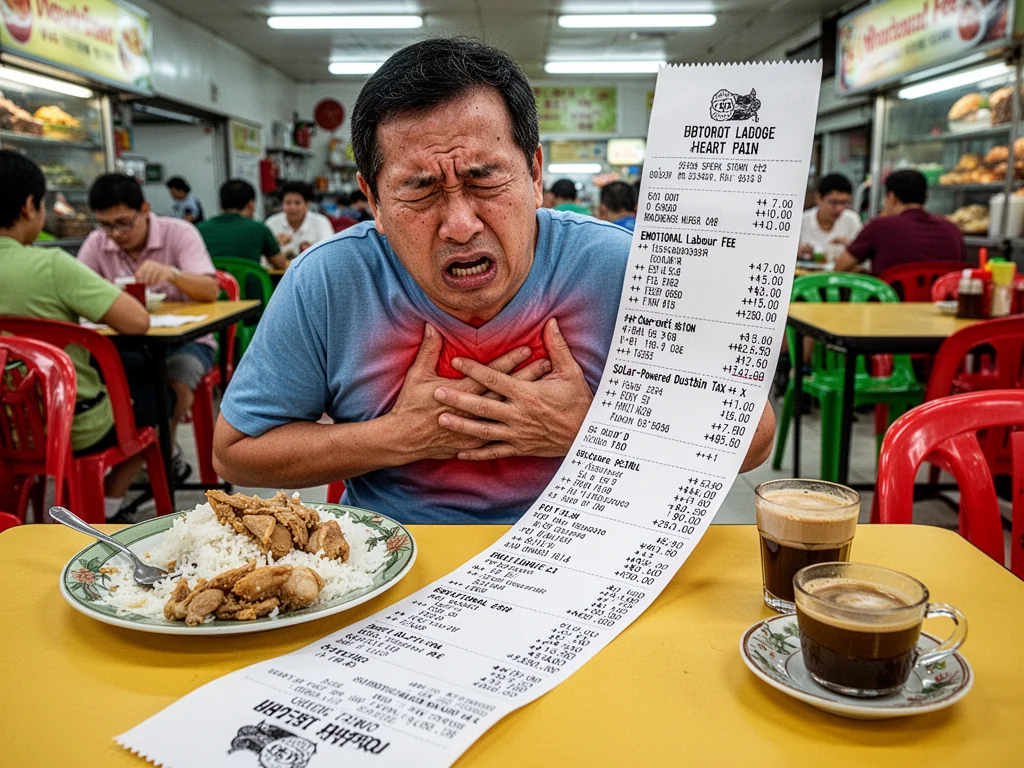 Sinkie Man Hospitalised After Calculating Final '++' Bill Total