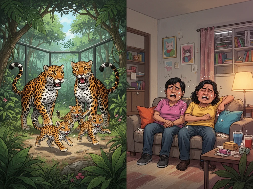 Mandai Leopards Successfully Reproduce While Local Couples Too Tired For Sex