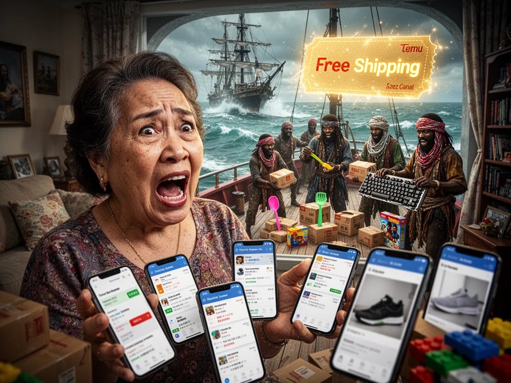 Shipping Community Outraged After Somali Pirates Unbox Their $2 Temu Haul