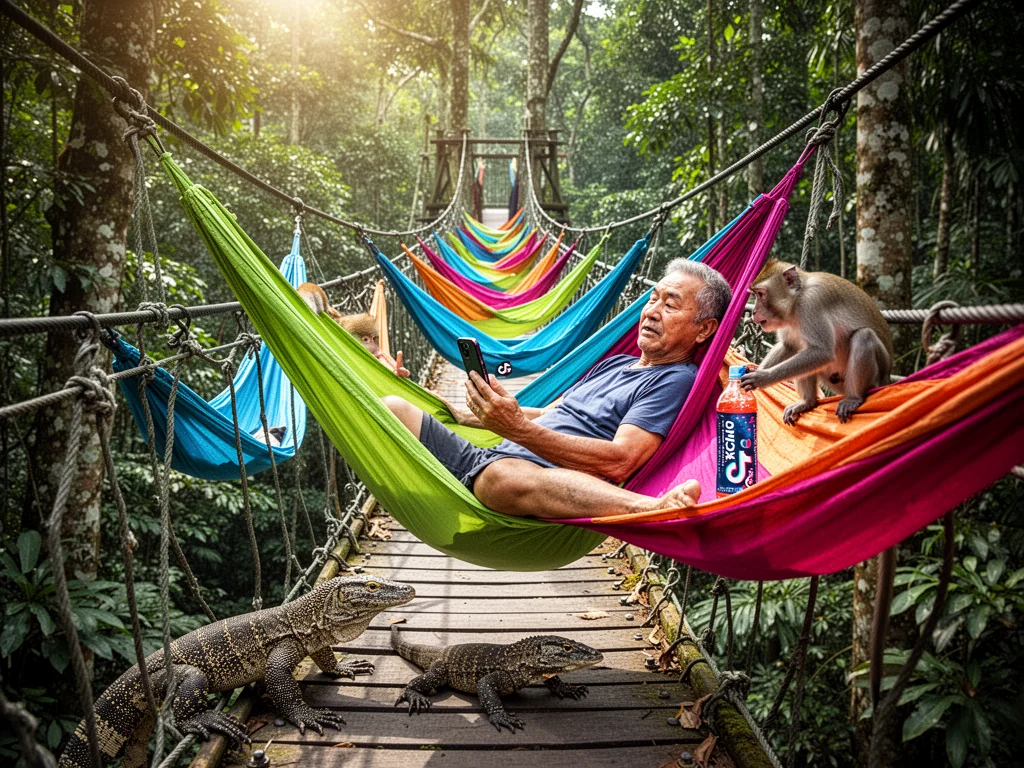 MacRitchie TreeTop Walk Rebranded As High-Altitude Unemployment Simulator