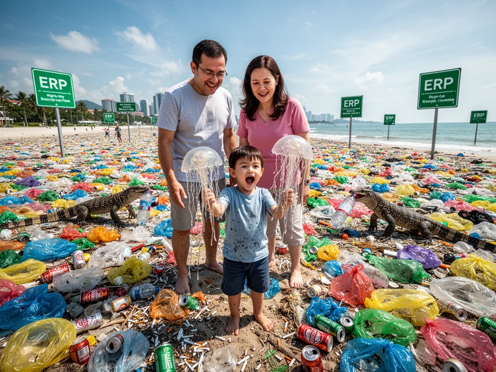 Sentosa Rebrands Floating Trash as ‘Artisanal Marine Confetti’