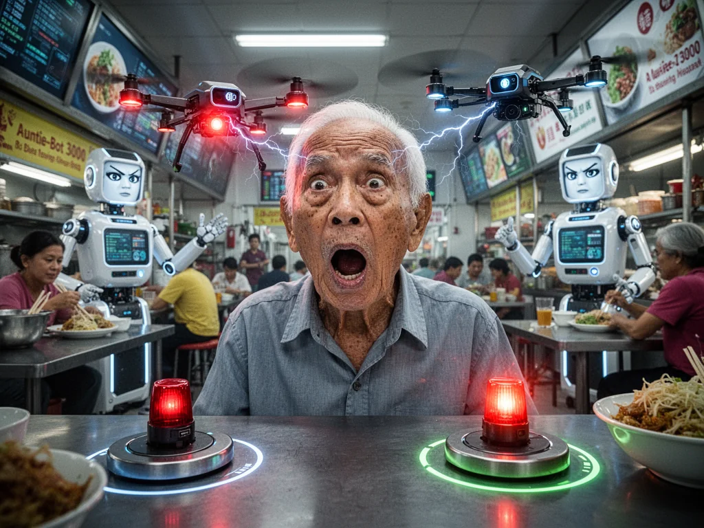NEA Deploys Attack Drones To Taser Uncles Over Dirty Tables