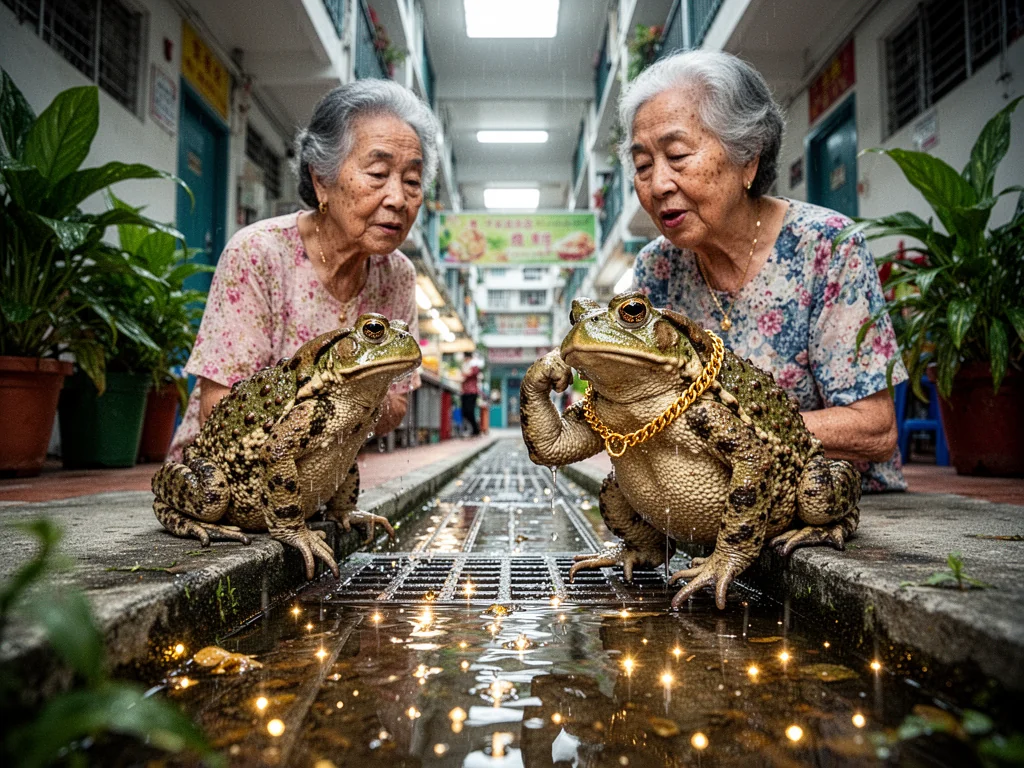 Local Drain Frog Voted Most Attractive Bachelor In Serangoon