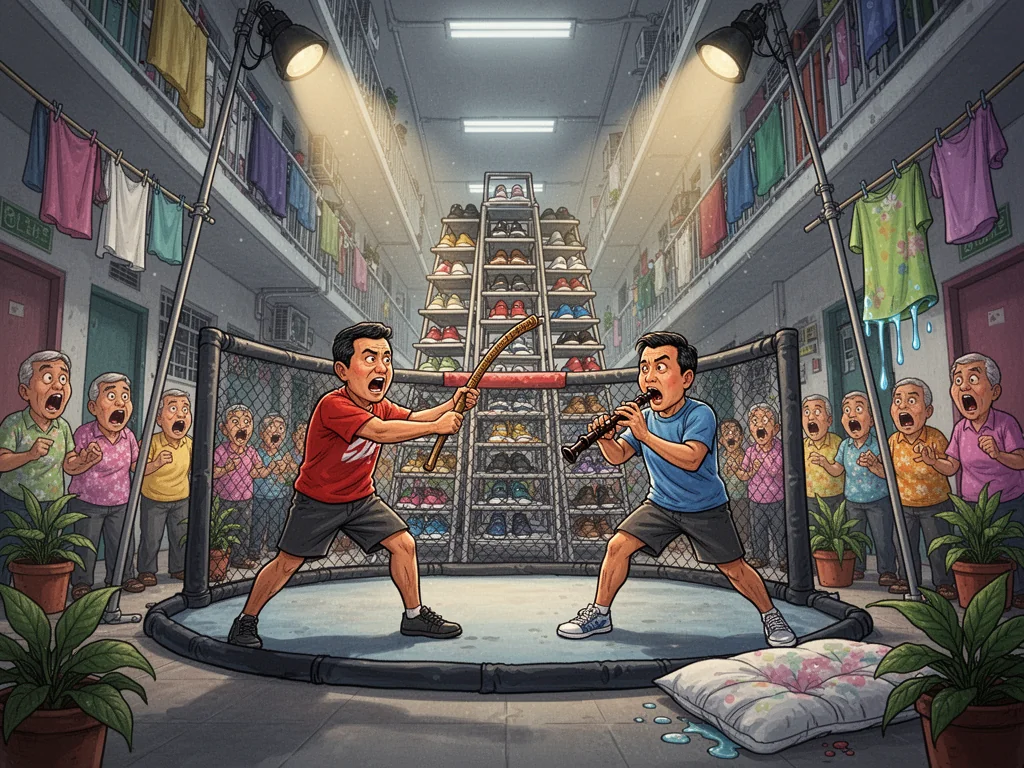 Singapore To Resolve HDB Disputes Via Mandatory Sinkie Cage Matches