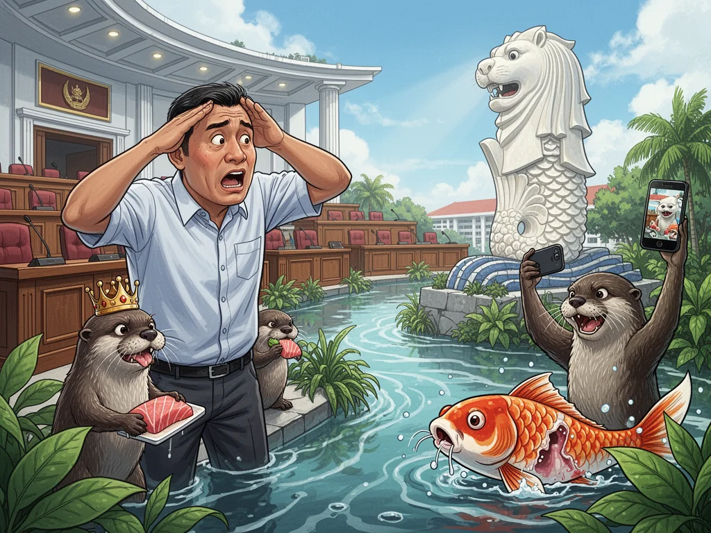 Bishan Otters Granted Diplomatic Immunity After Terrorising Sentosa Socialites