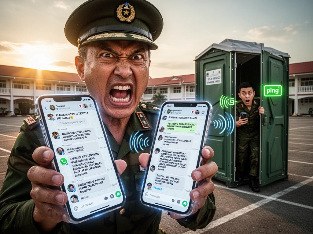 SAF Regular Experiences Orgasm After 150 Recruits Reply 'Noted' Simultaneously