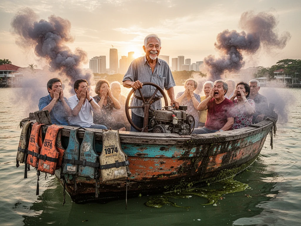 Ubin Boatman Refuses To Sink Until Exactly 12 People Onboard