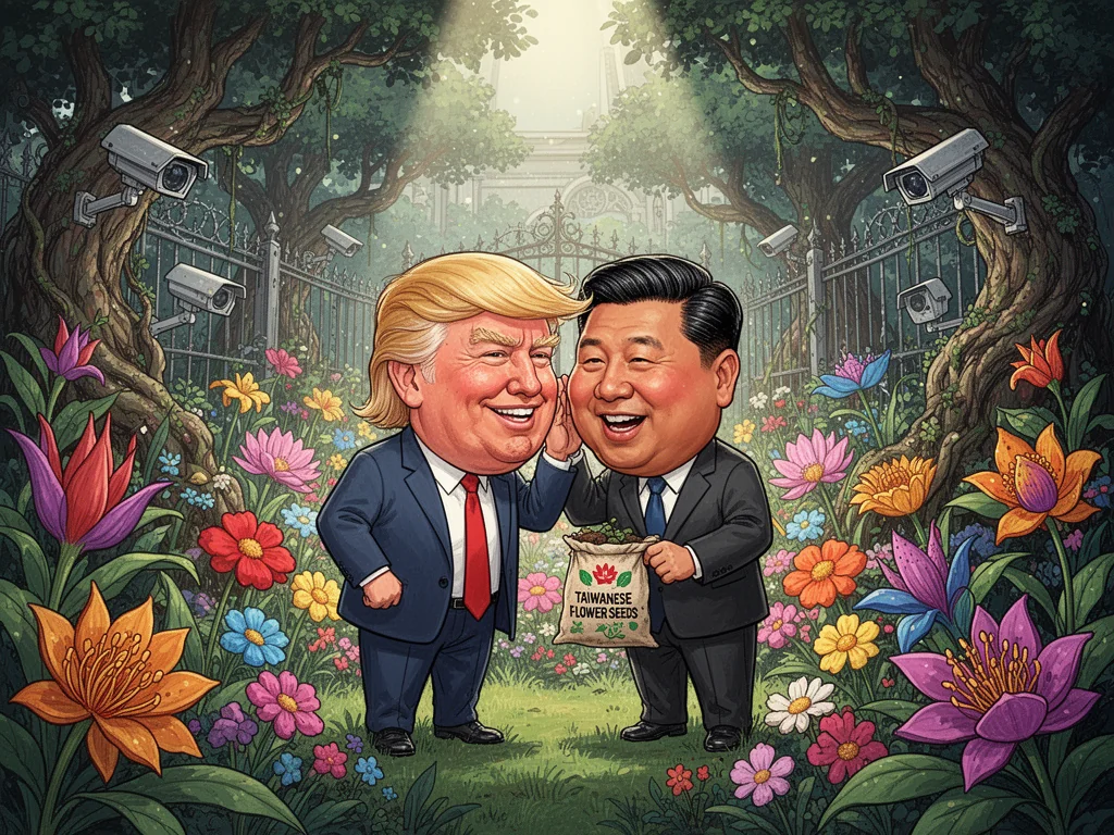 Trump Trades Taiwan For Private Tour Of Xi’s Secret Garden